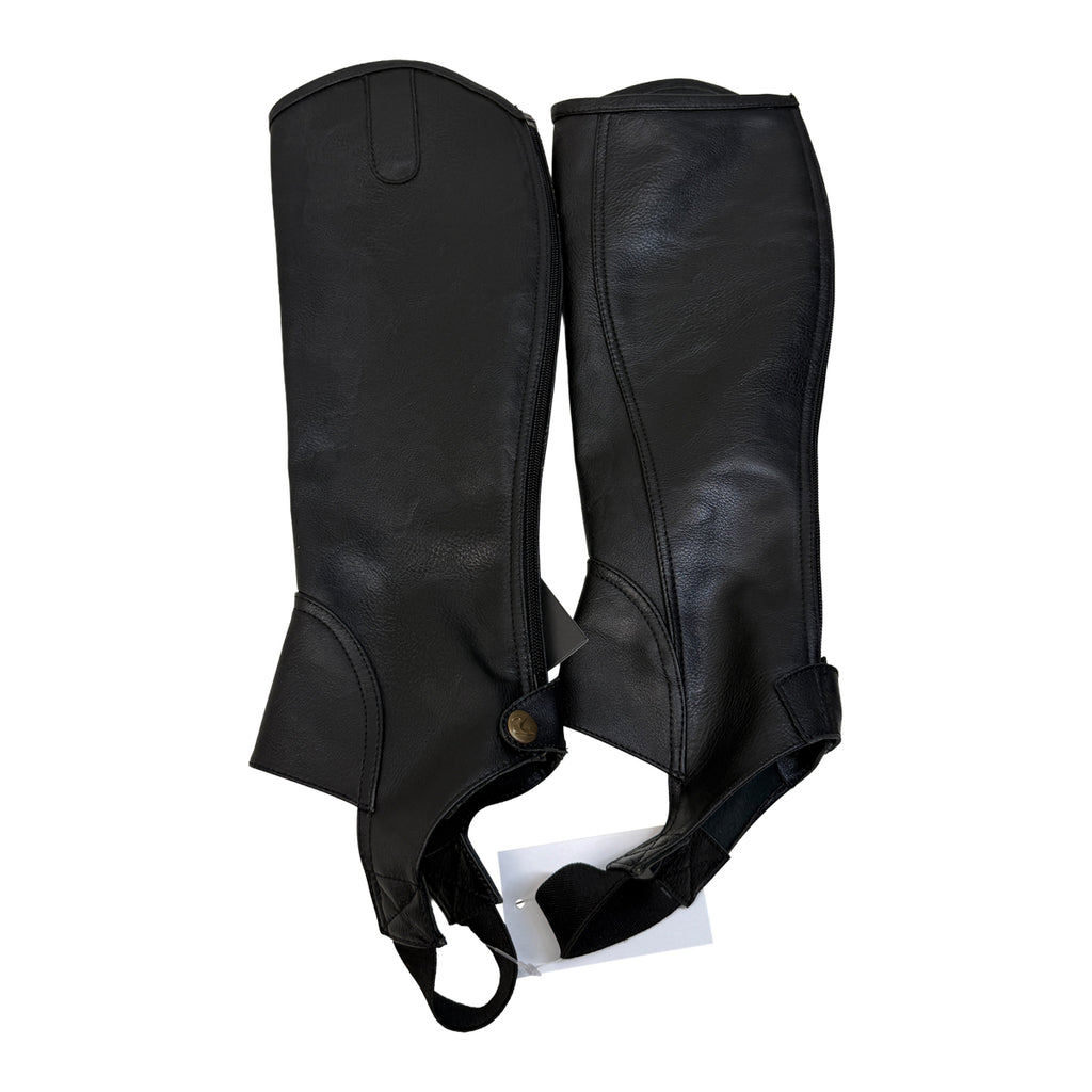Horze 'Desta' Synthetic Half Chaps in Black