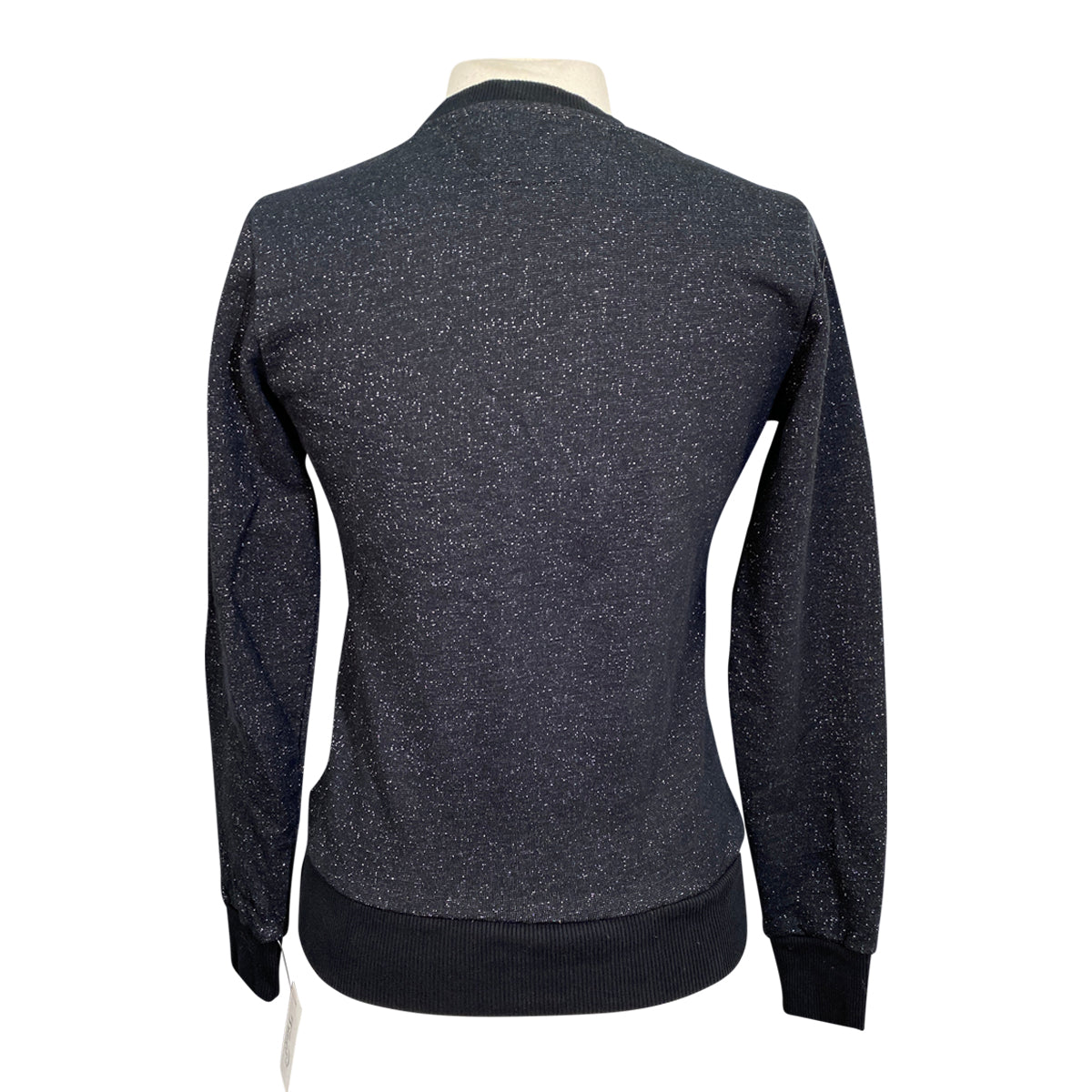 Equiline 'GerseG' Lurex Sweatshirt in Black