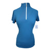 Tailored Sportsman 'Ice Fil' Short Sleeve Shirt in Marina - Women's Medium