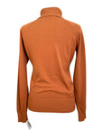 Equestrian Stockholm Knitted Polo Top in Copper
