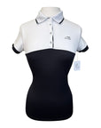 Equiline Training Polo in Black/White