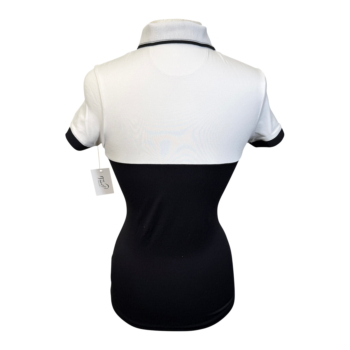 Equiline Training Polo in Black/White