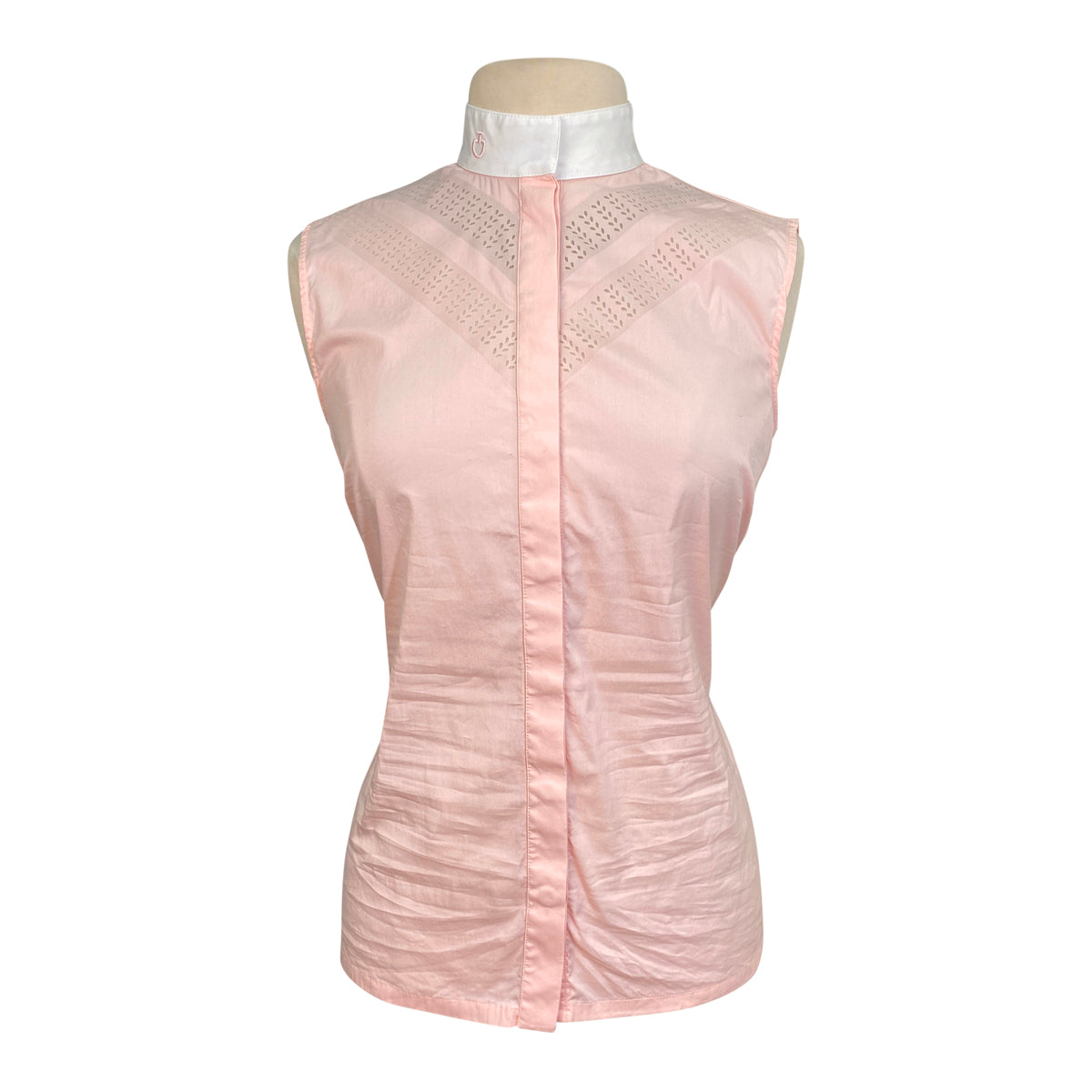 Cavalleria Toscana Sleeveless Show Shirt in Pink