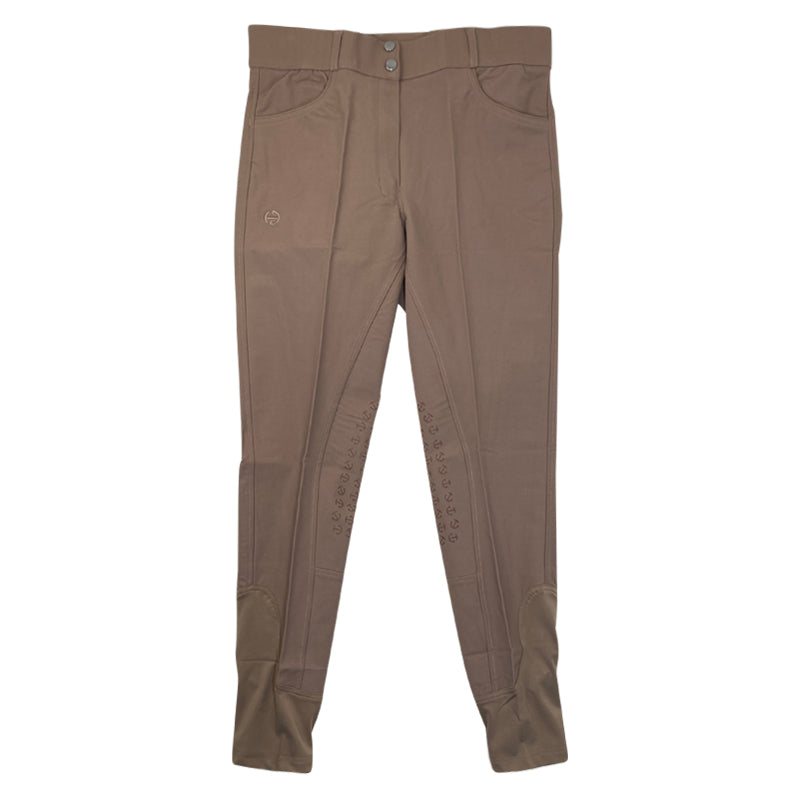 Front of Halter Ego &#39;Jane&#39; Breeches in Deep Tan