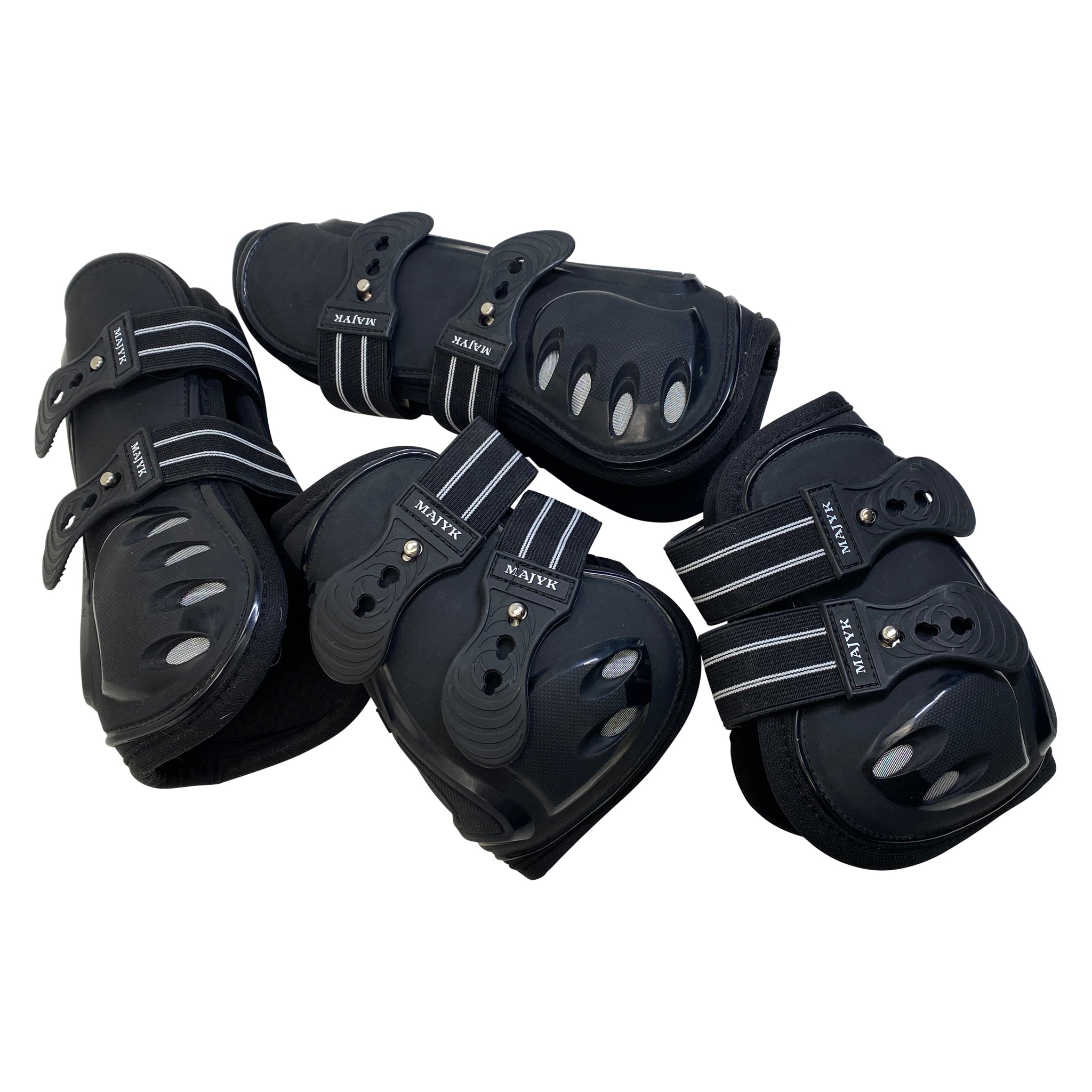 Majyk Equipe 'Boyd Martin' Stadium Jump Boots in Black Full Set/Hors