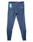 Back of Halter Ego 'Megan' Breeches in Foggy Blue