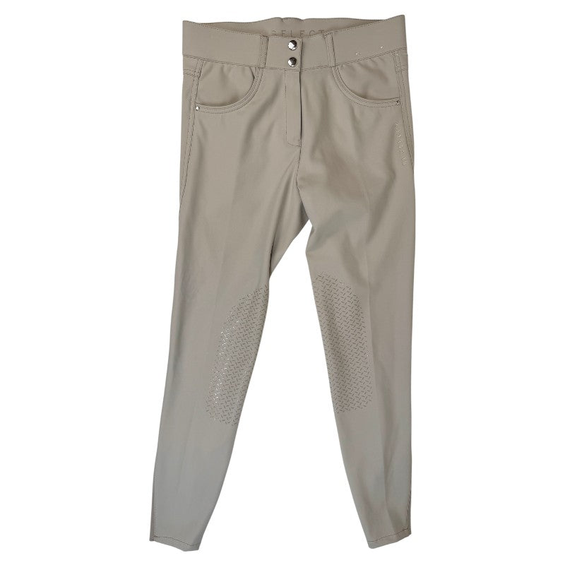 KL Select 'Gabrielle' Knee Patch Breeches in Tan