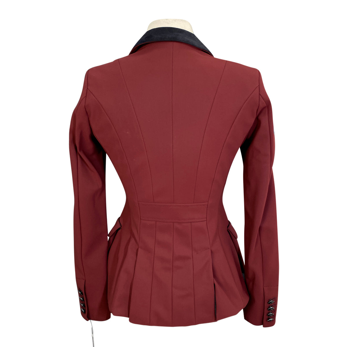 Cavalleria Toscana Competition Jacket in Burgundy/Black - Women&#39;s IT 38 (US 4)