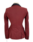 Cavalleria Toscana Competition Jacket in Burgundy/Black - Women's IT 38 (US 4)