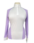RJ Classics 'Lexi' Show Shirt in White/Orchid