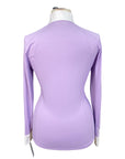 RJ Classics 'Lexi' Show Shirt in White/Orchid