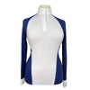 RJ Classics 'Lexi' Show Shirt in White/Navy