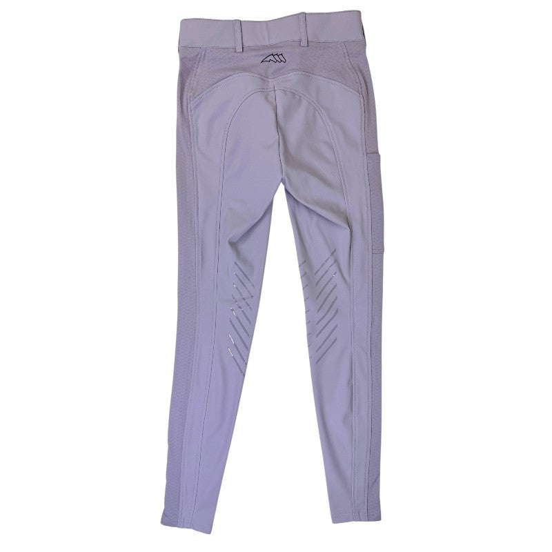 Equiline 'Casdikh' Core Flex Knee Grip Breeches in Lilac Grey