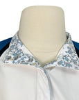 Kerrits 'Affinity®' Sleeveless Show Shirt in White/Teal/Black