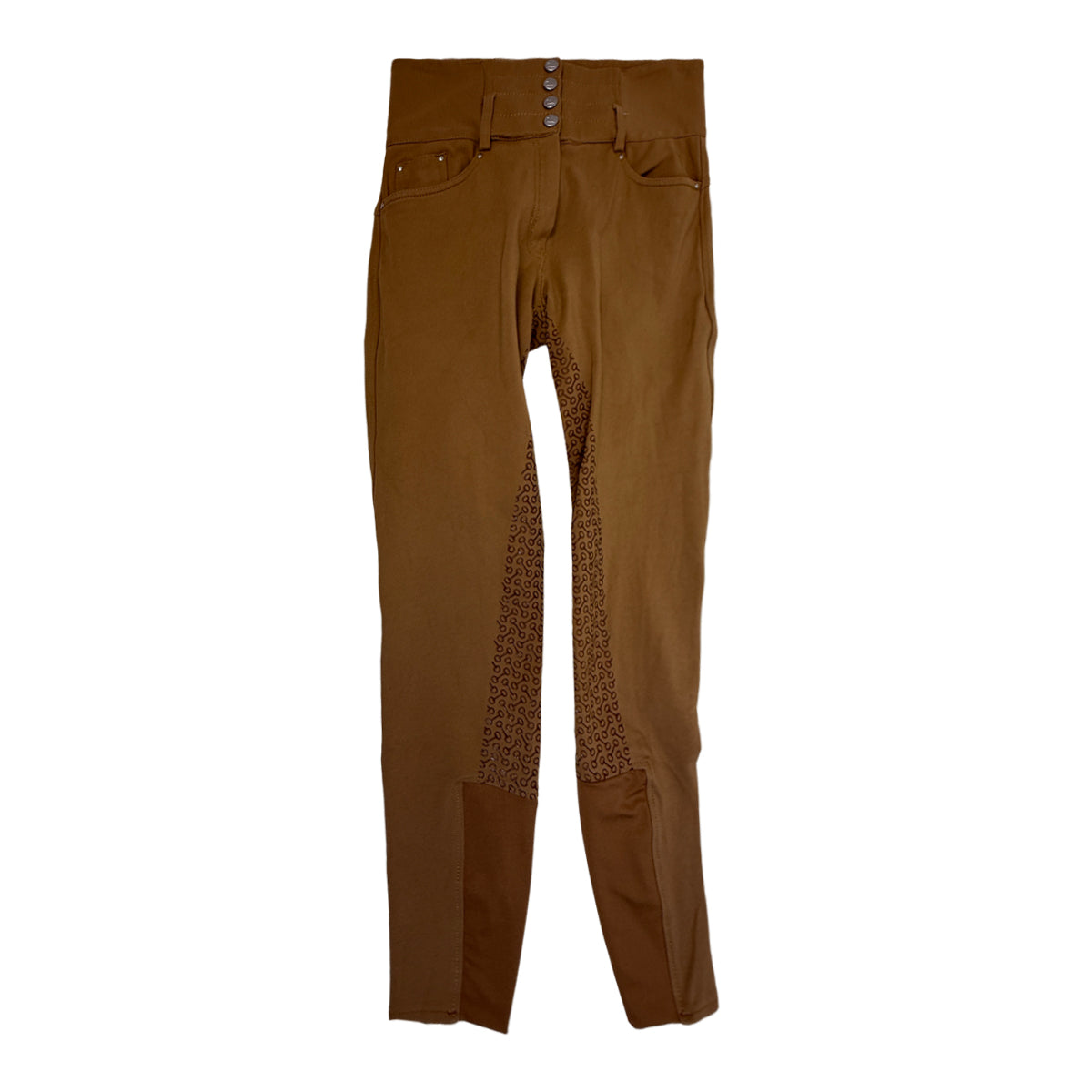Horze 'Tara' Full Seat Breeches in Light Orange