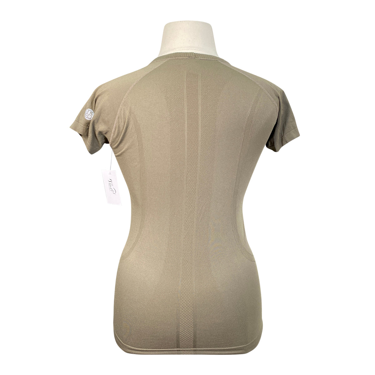 TKEQ 'Kennedy' Seamless Short Sleeve in Suede