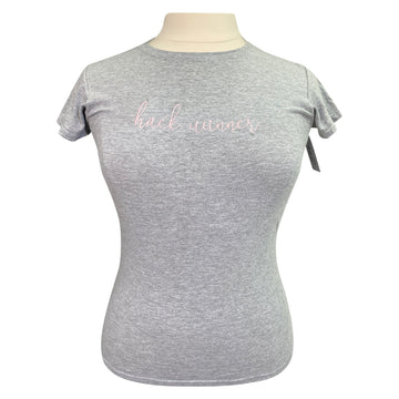 TKEQ 'Hack Winner' Tee in Grey/Pink