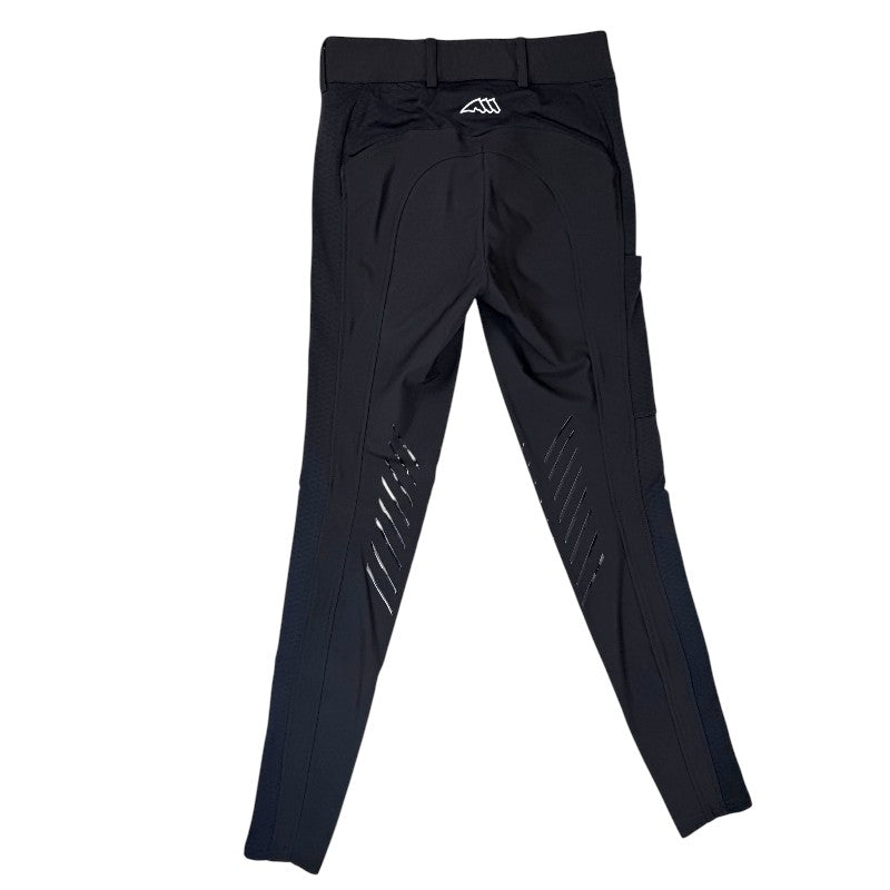 Equiline 'Casdikh' Core Flex Knee Grip Breeches in Black