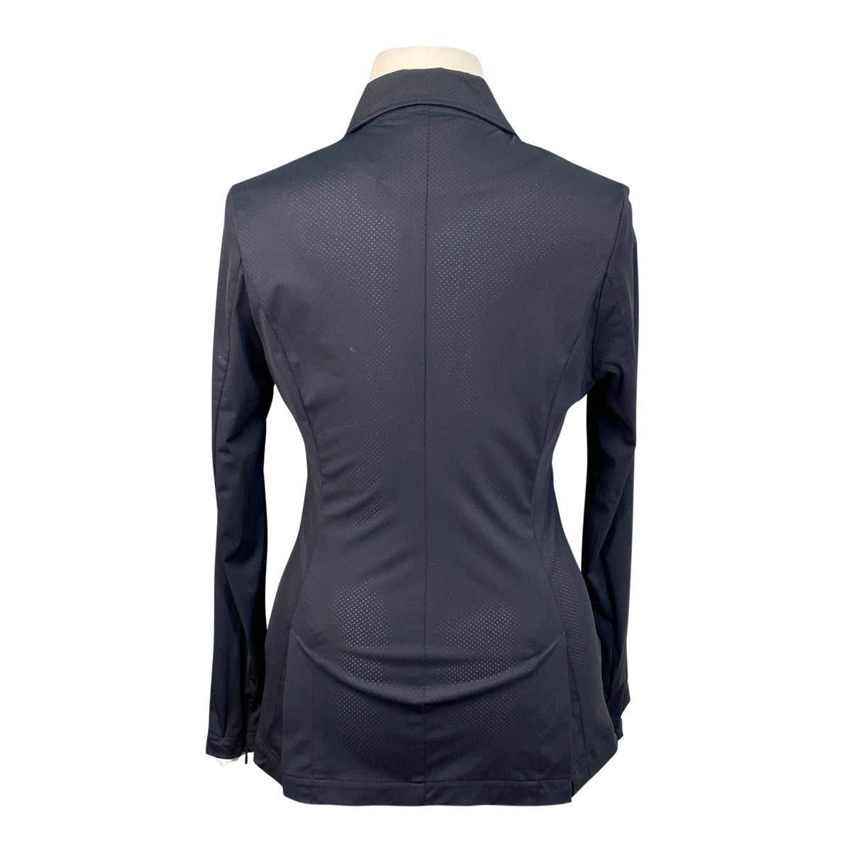 Harcour Jade Perforated Competition Jacket in Black 