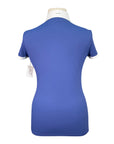 Equiline 'Gretig' Performance Polo in Blue/White 