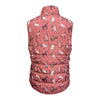 Ariat 'Bella' Kids Reversible Insulated Vest in Pink Ponies/Purple - Children's Large
