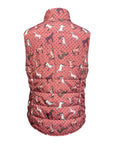 Ariat 'Bella' Kids Reversible Insulated Vest in Pink Ponies/Purple - Children's Large