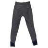 Halter Ego 'Perfection' Breeches in Grey/Navy Piping