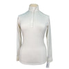 Tailored Sportsman Ice Fil Show Shirt in White/Pink