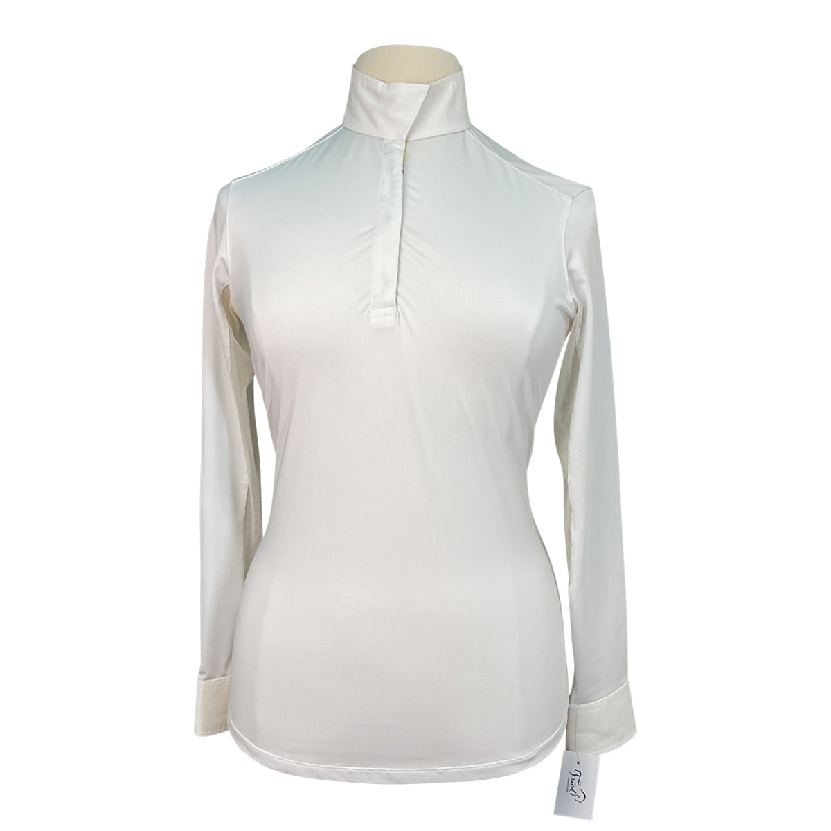Tailored Sportsman Ice Fil Show Shirt in White/Pink