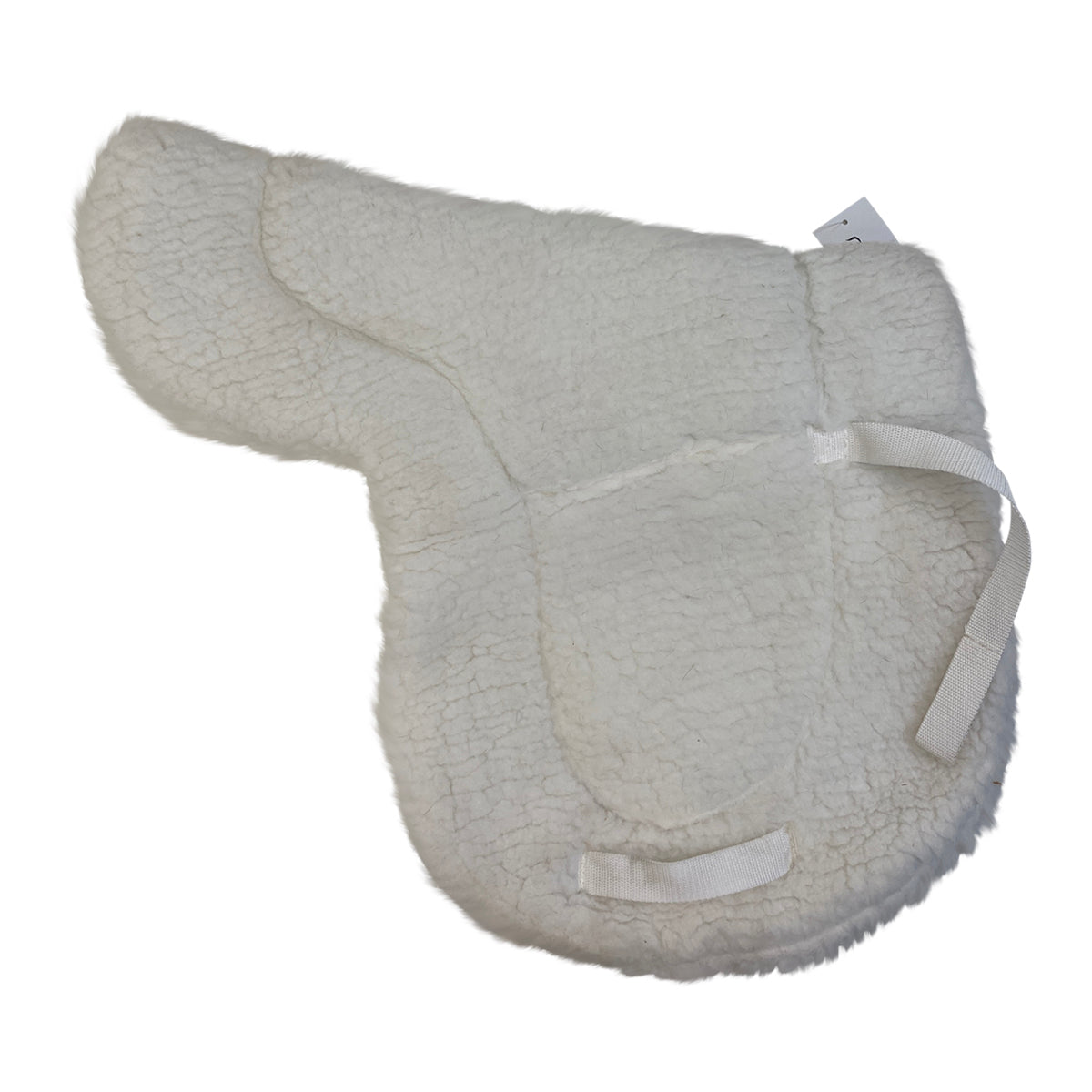 Fleece Shaped Show Pad in White in White