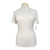 Back on Track 'Olivia' Tee in White