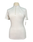 Back on Track 'Olivia' Tee in White