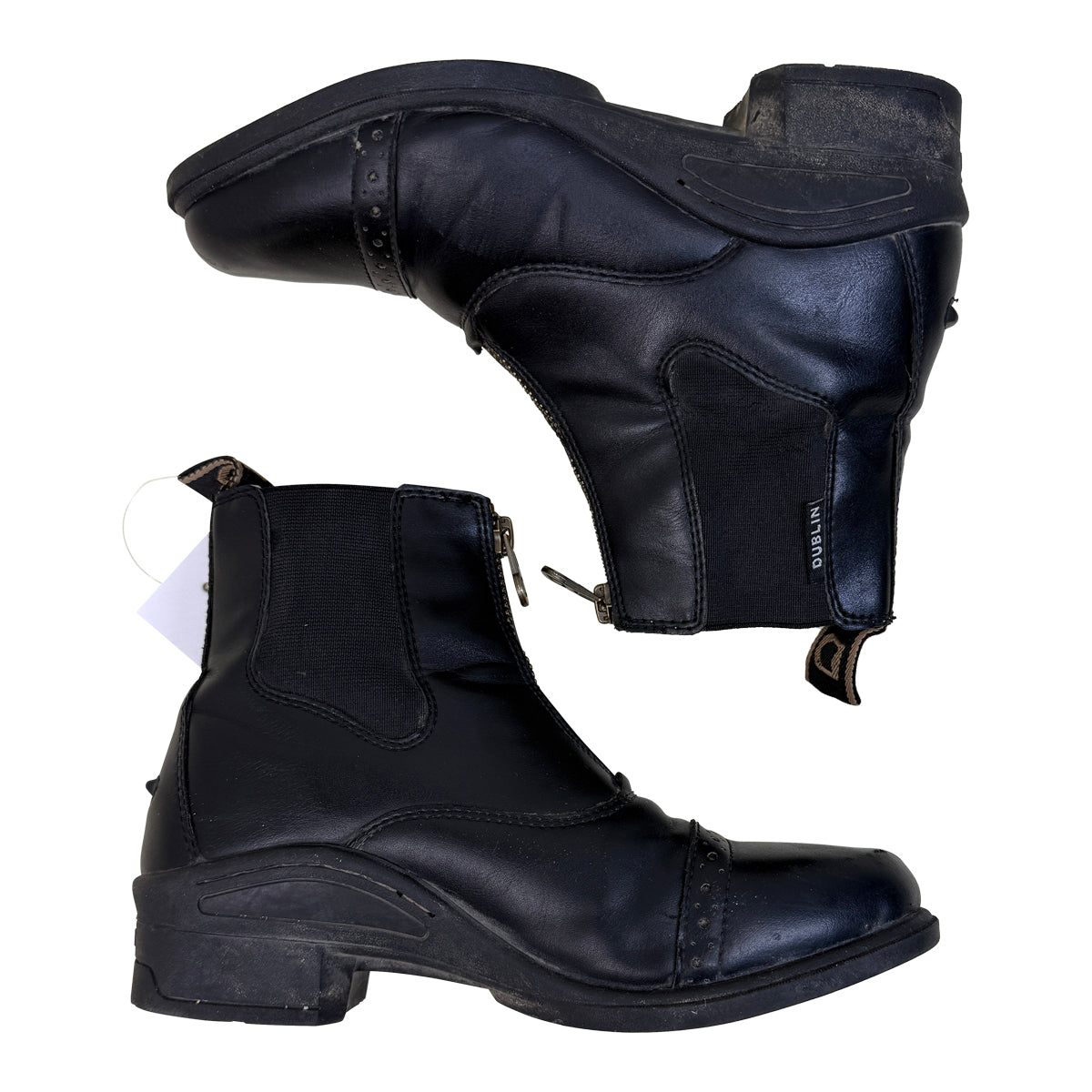 Dublin Altitude Zip Paddock Boots in Black