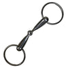 Loose Ring Hollow Mouth Single Joint Snaffle Bit - 4.75"