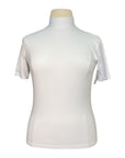 CRINIĒRE  Mon Cherie Short Sleeve Training Show Shirt in White