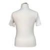 CRINIĒRE  Mon Cherie Short Sleeve Training Show Shirt in White
