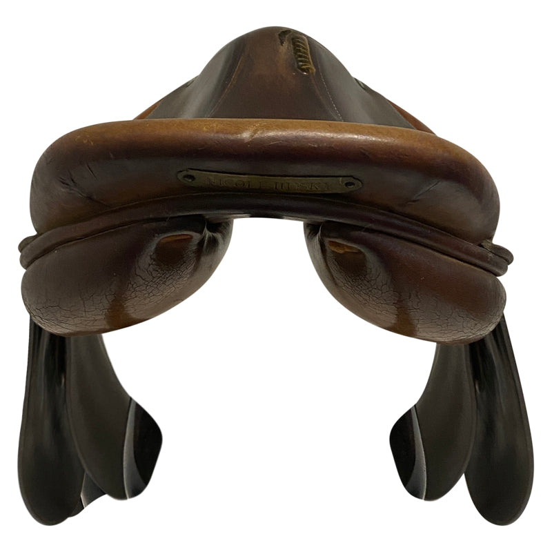 Back of Butet 2003 Jumping Saddle in Gold