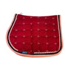 Professional Equine Saddle Pad in Poinsettia - Full