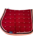Professional Equine Saddle Pad in Poinsettia - Full