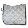 Equestrian Stockholm Dressage Saddle Pad in White Perfection