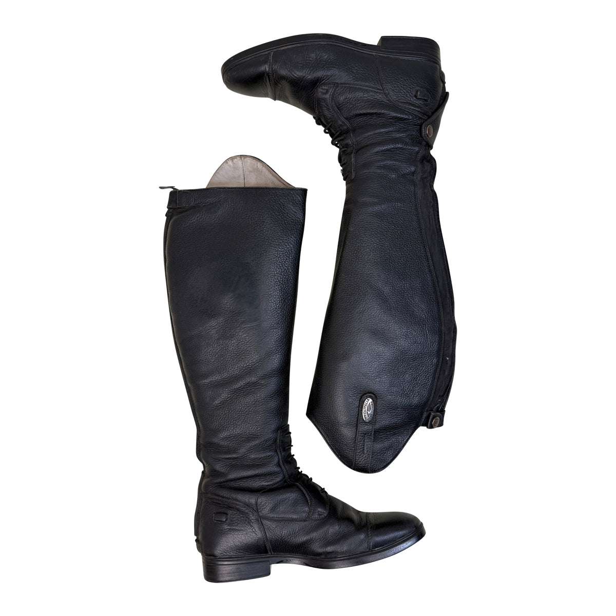 DeNiro Tricolore 'Amabile' Quick Leather Pro Field Boots in Black