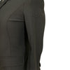 Side detail of Equisite 'Vivienne' Show Coat in Black - Women's Large