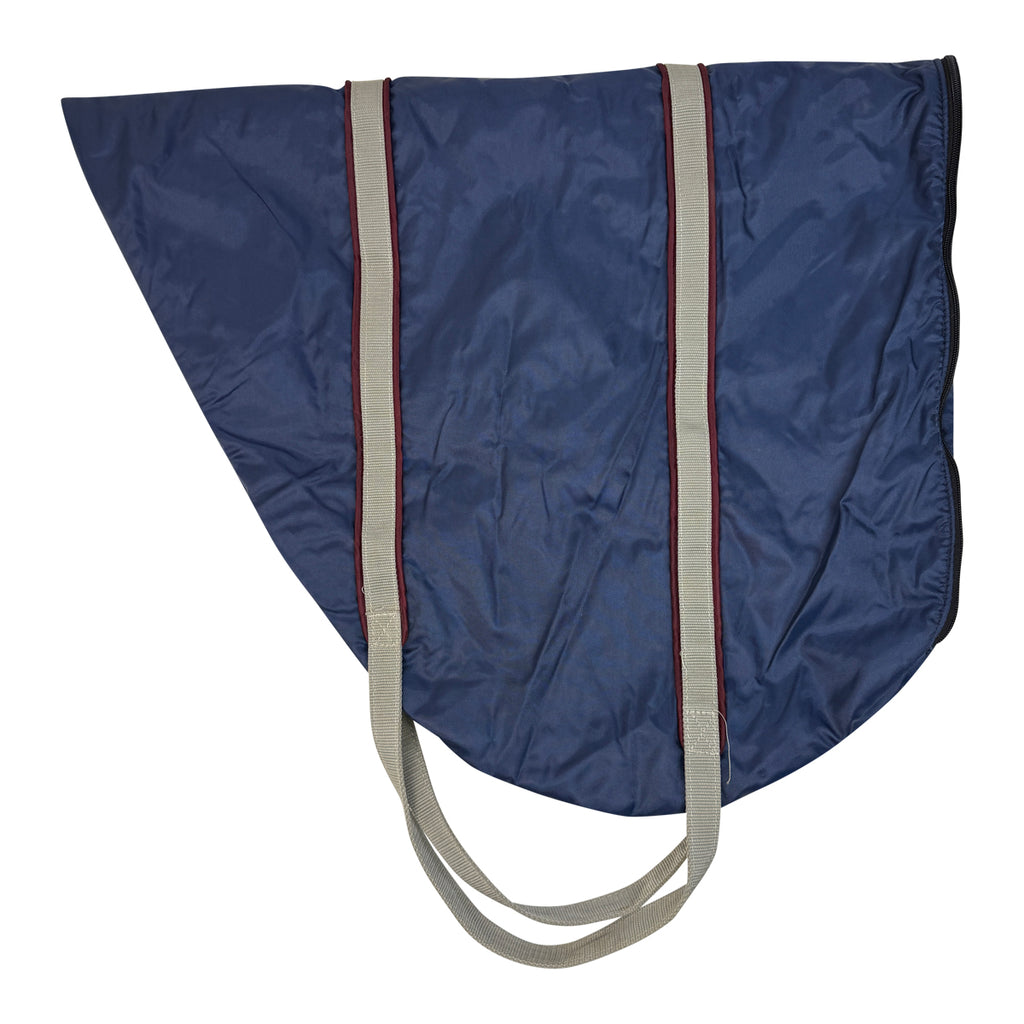 Dover Saddlery All Purpose Saddle Bag in Navy/Silver/Burgundy - One Size