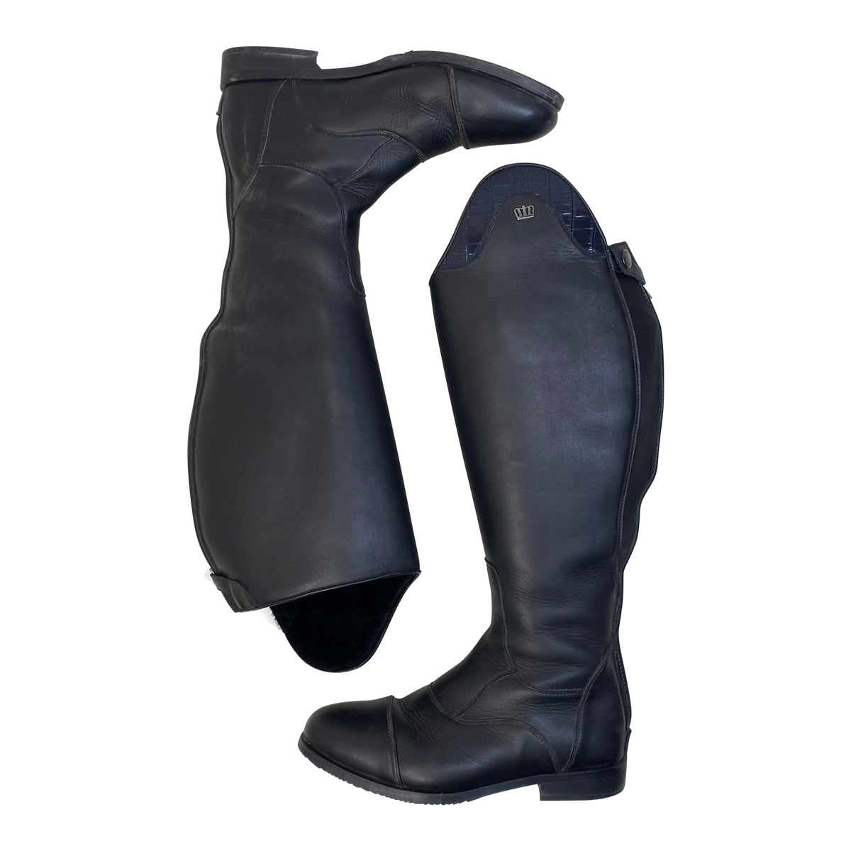 Kingsley 'Capri' Fleece Lined Dressage Boots in Black