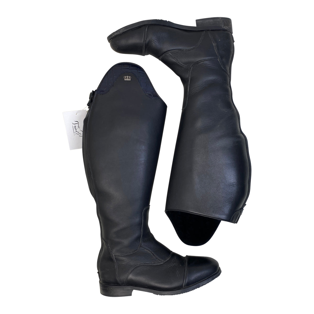 Kingsley 'Capri' Fleece Lined Dressage Boots in Black