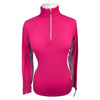 Dover Saddlery Long Sleeve 'CoolBlast' Sunshirt in Hot Pink - Women's Large