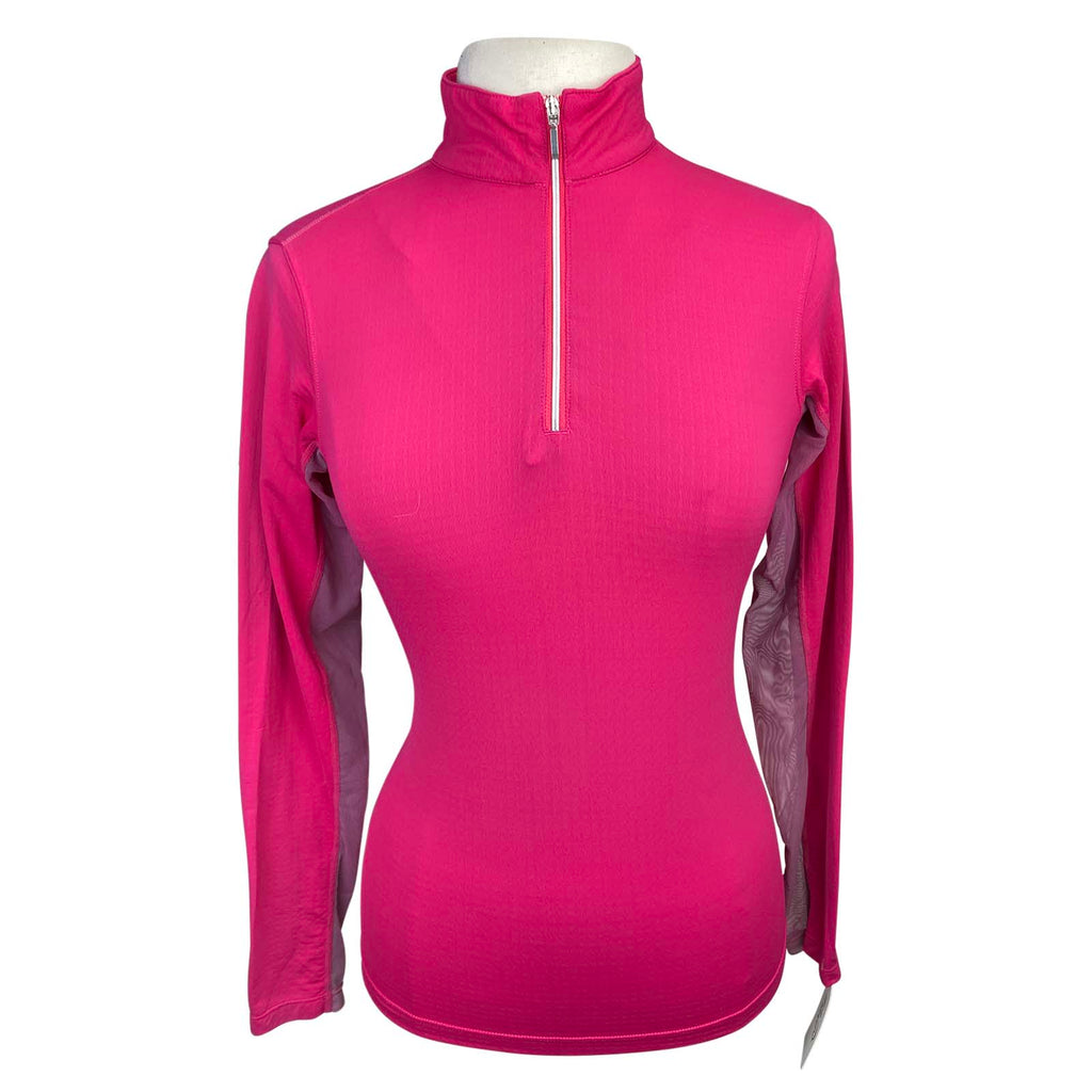 Dover Saddlery Long Sleeve 'CoolBlast' Sunshirt in Hot Pink - Women's Large