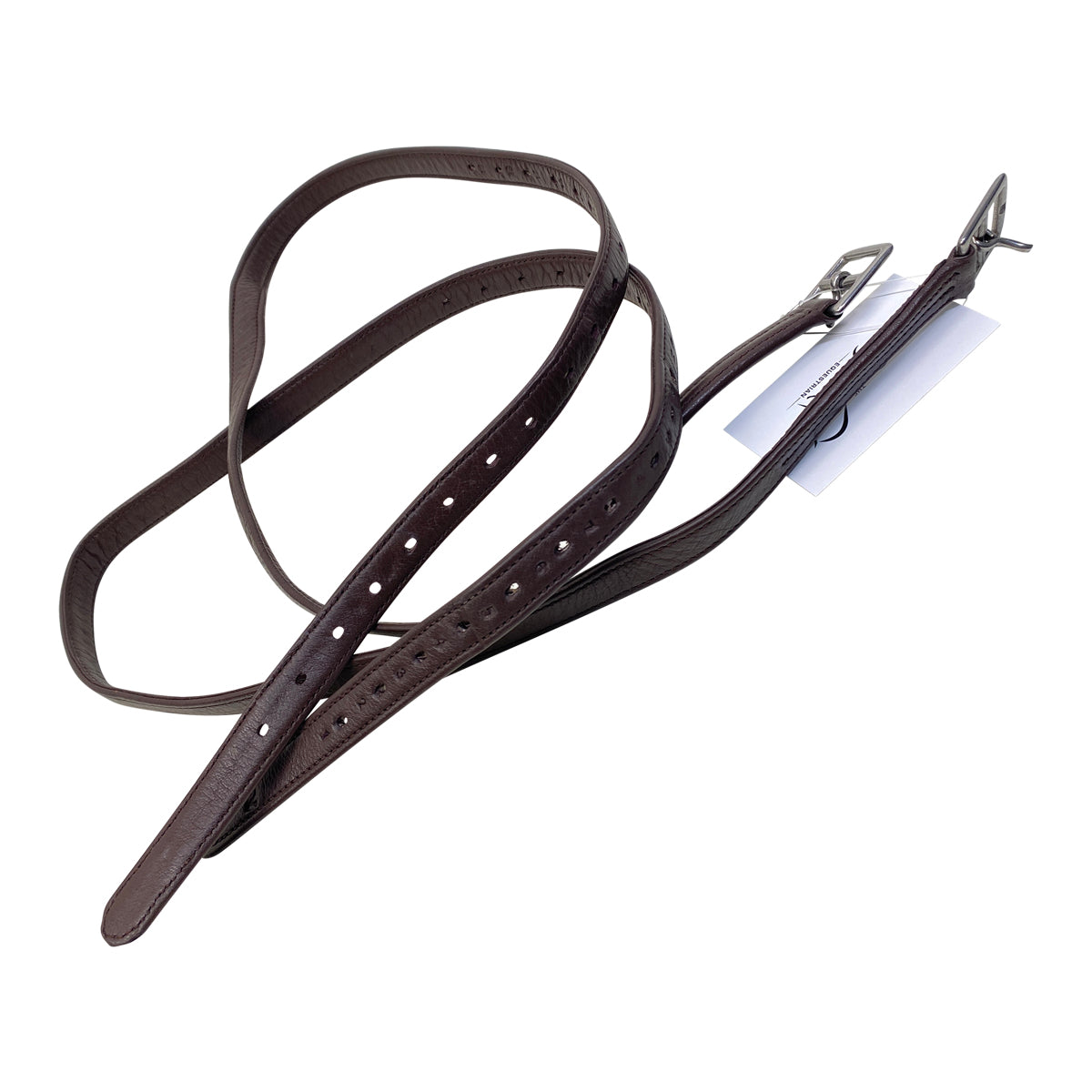Ovation Elite Solid Stirrup Leathers in Brown