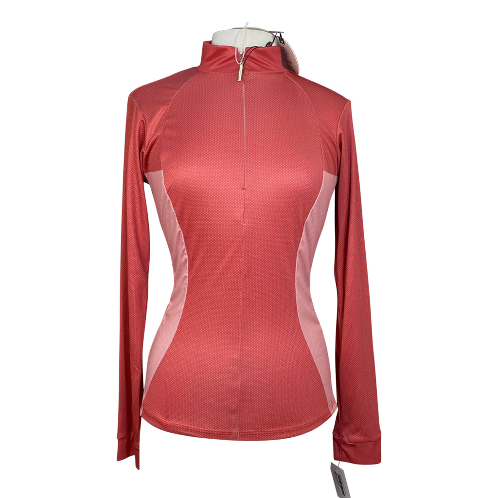 Espoir Quarter Zip Sun Shirt in Pink