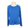 Dover Saddlery Stride Girls’ Long Sleeve Tech Top in Blue